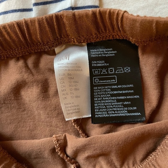 H&M | 3-piece long sleeve outfit fall themed | 18mo - Picture 6 of 6